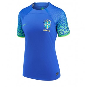 Lacne Ženy Futbalové dres Brazília MS 2022 Krátky Rukáv - Preč